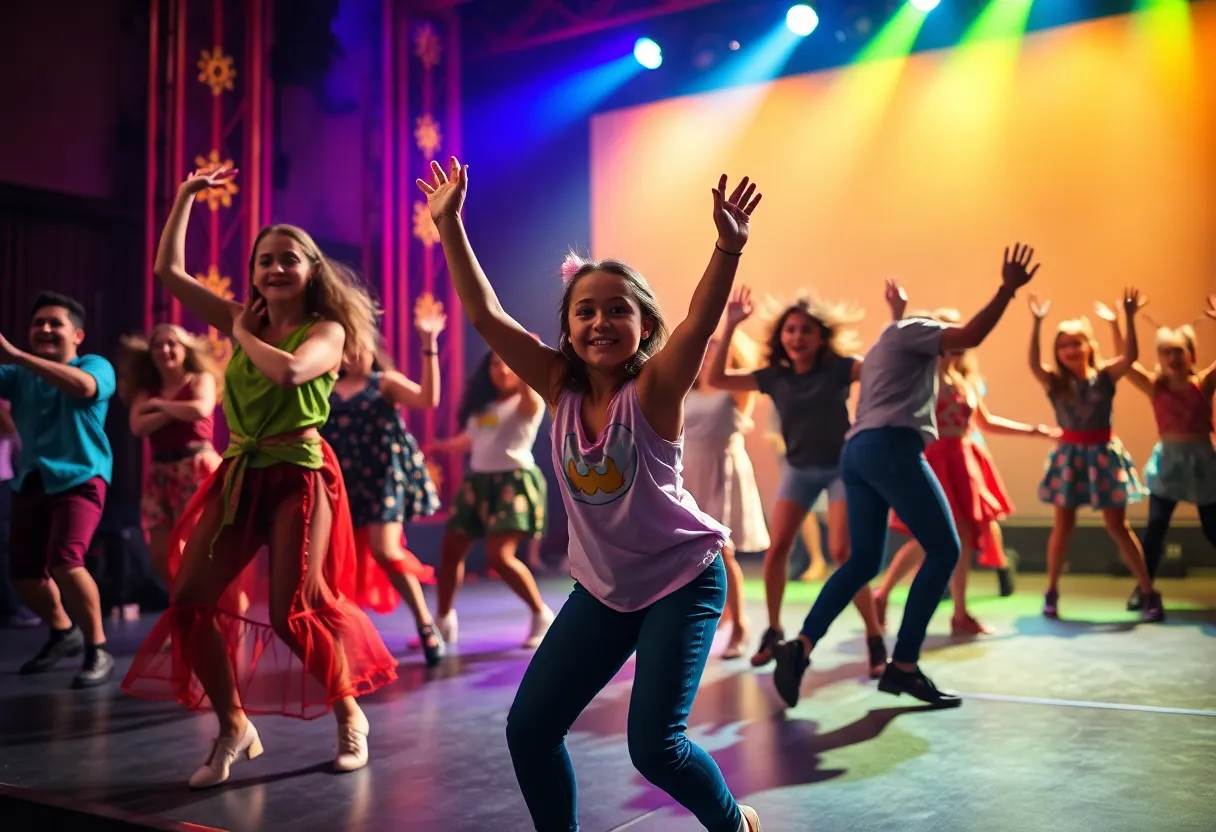 Footloose musical performance at Vanguard University
