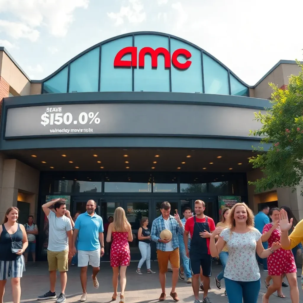 Poster for AMC Theatres summer discount promotion