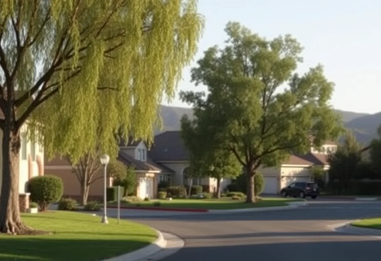 Community neighborhood in Anaheim Hills