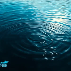 Underwater chase scene symbolizing investment fraud