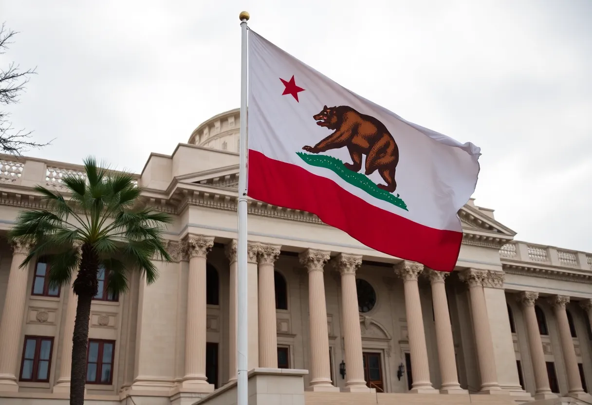 California State Capitol building representing budgetary issues