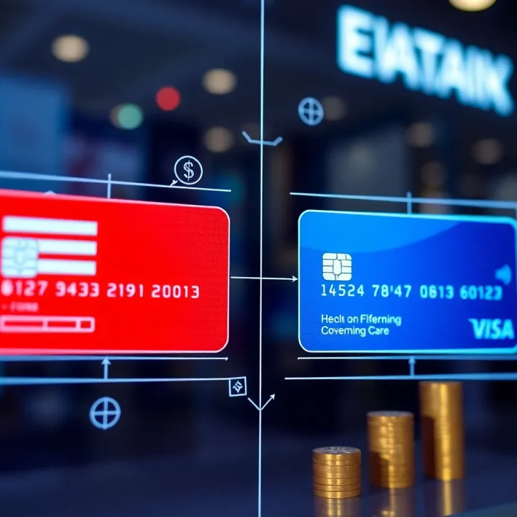 Graphic representing the merger between Capital One and Discover Financial Services