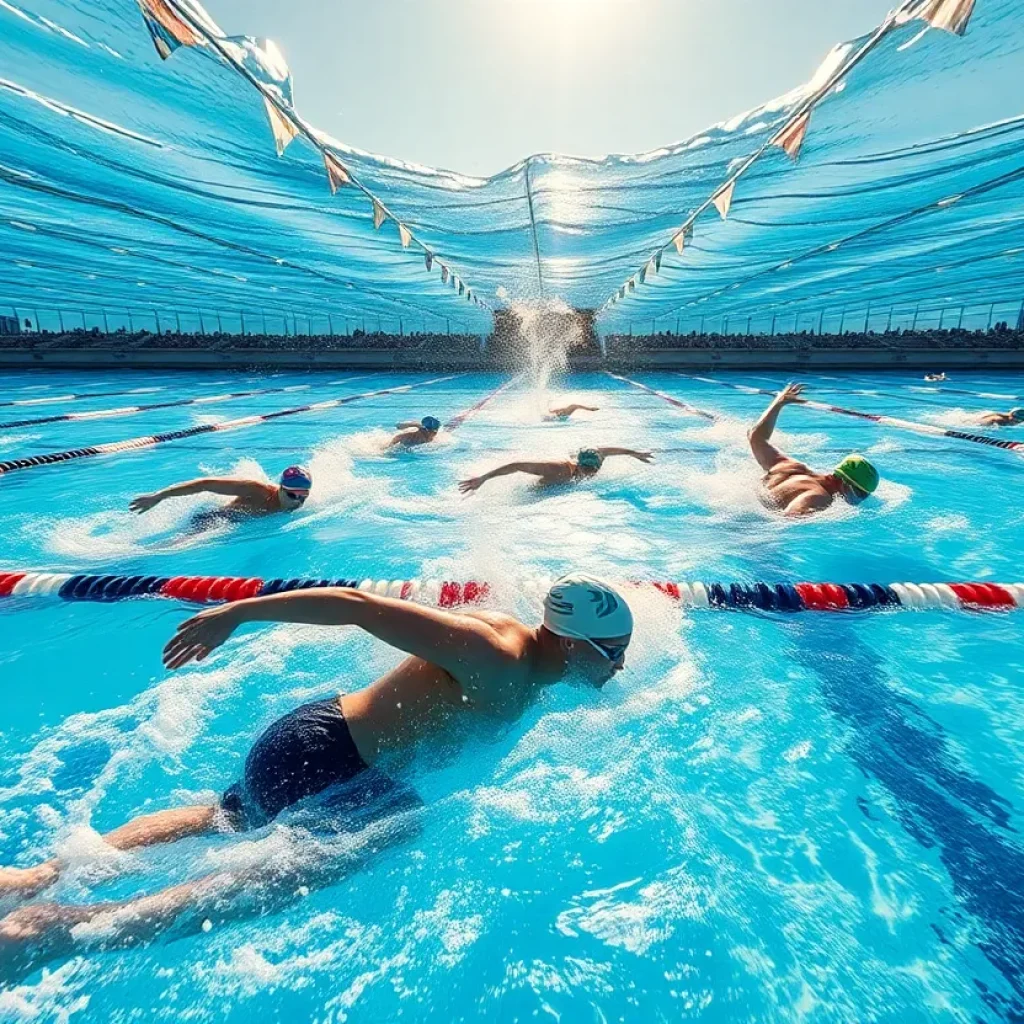 Swimmers competing at CIF-SS Division 1 Championships