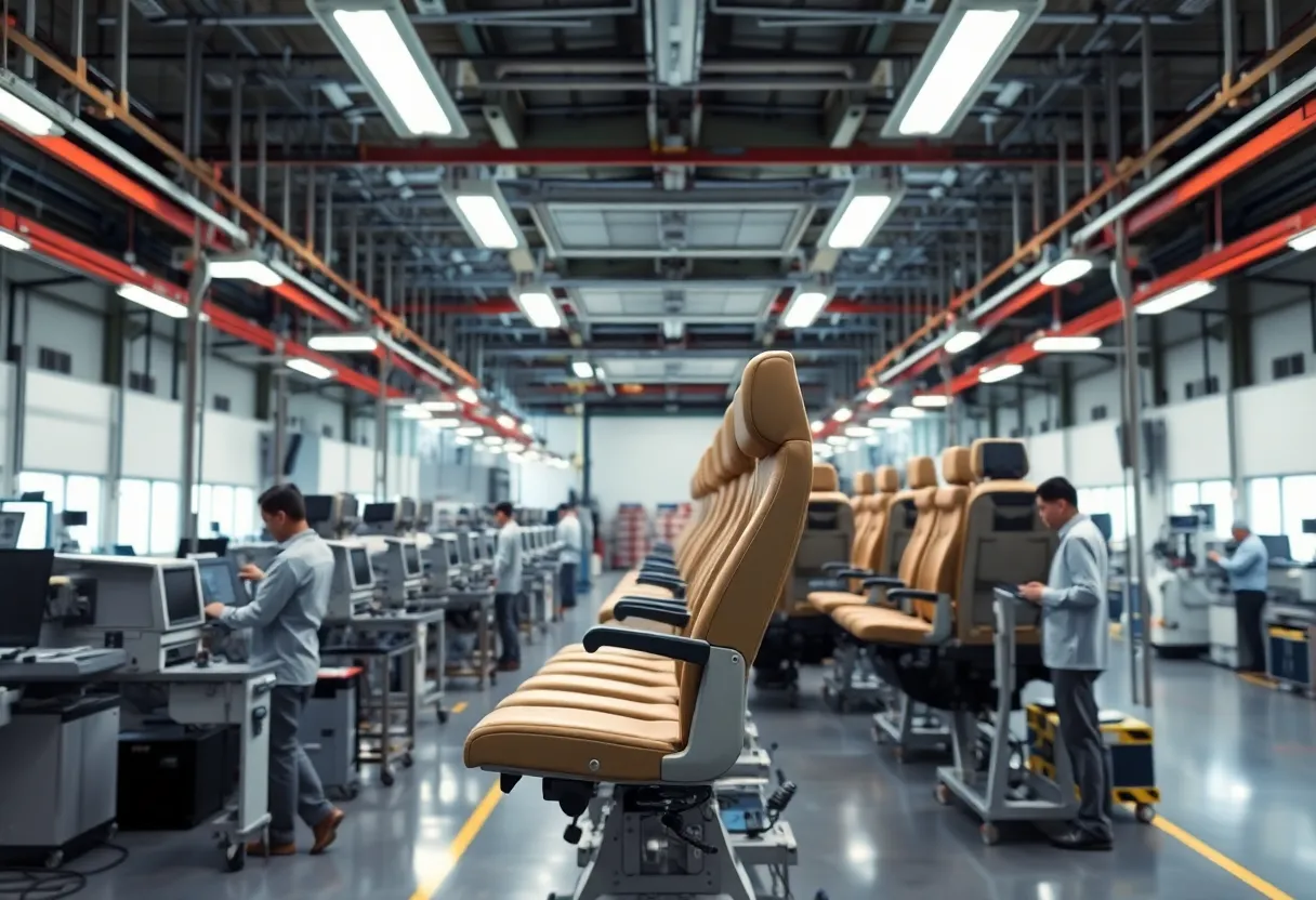 New manufacturing facility for Elevate Aircraft Seating in Huntington Beach.
