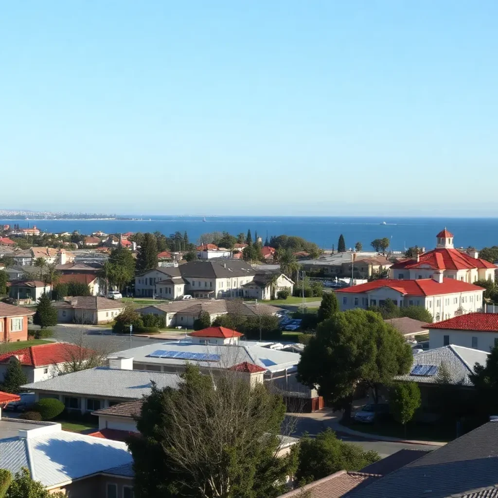 Newport Beach during election season with schools visible