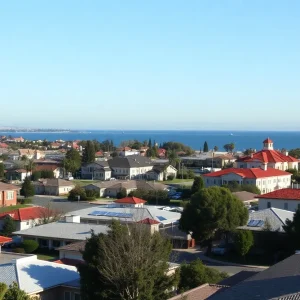 Newport Beach during election season with schools visible