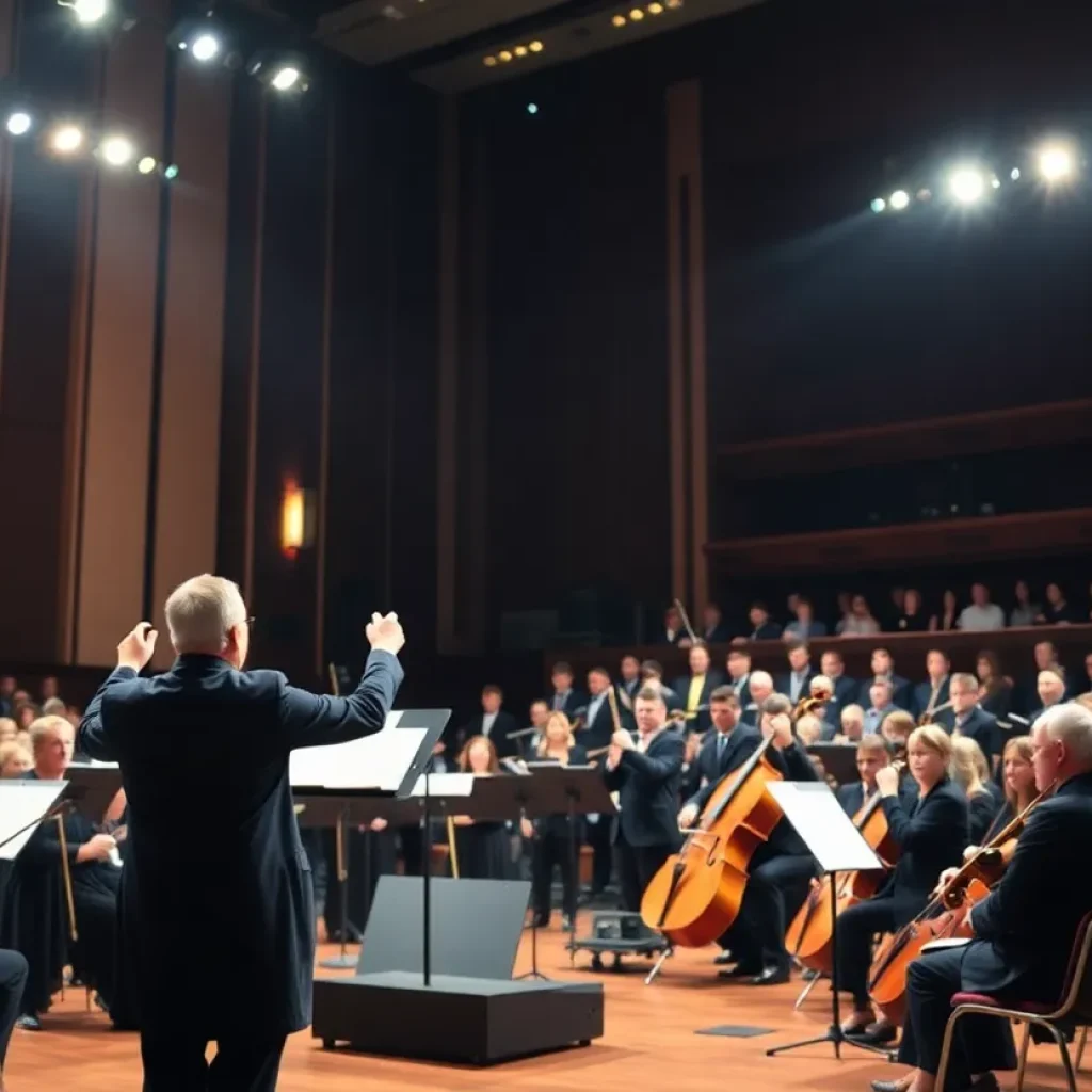 OCC Chamber Singers performing Mozart's Requiem at Robert B. Moore Theatre