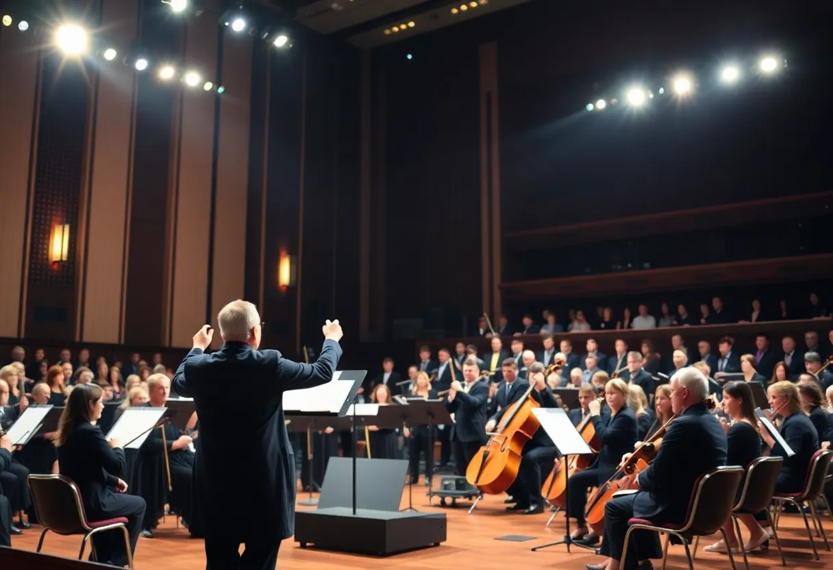 OCC Chamber Singers performing Mozart's Requiem at Robert B. Moore Theatre