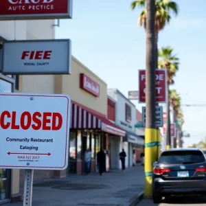 Closed restaurants in Orange County for health safety