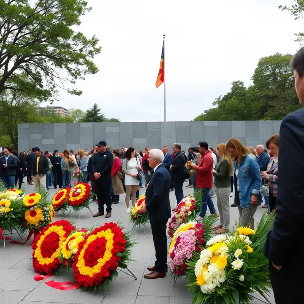 Memorial ceremony honoring the Fall of Saigon in Orange County