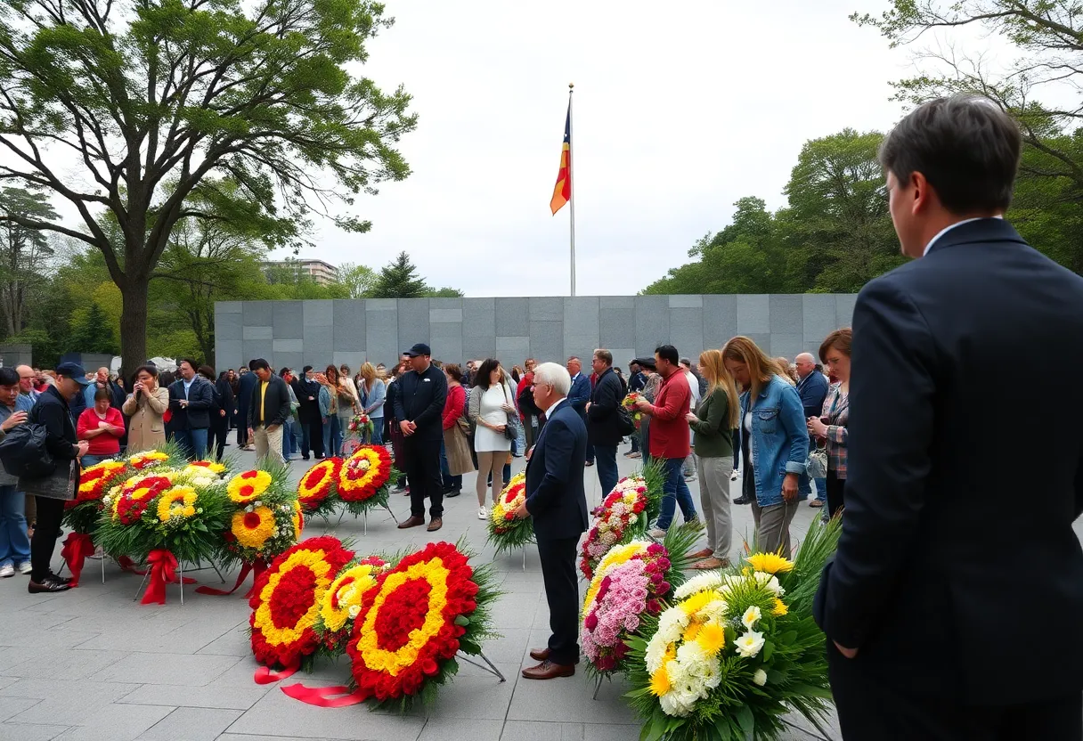 Memorial ceremony honoring the Fall of Saigon in Orange County