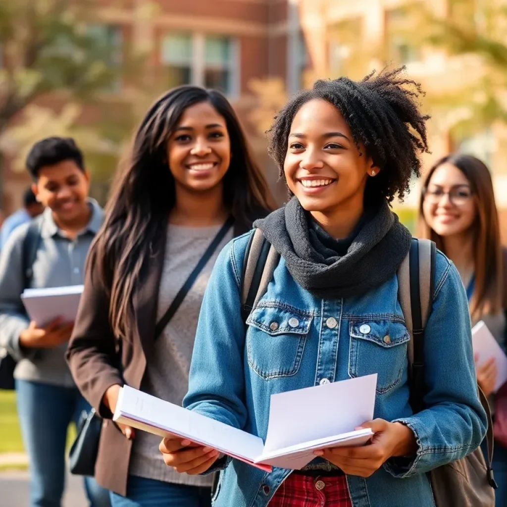 Students on Vanguard University campus participating in activities related to the Headwind Scholars program.