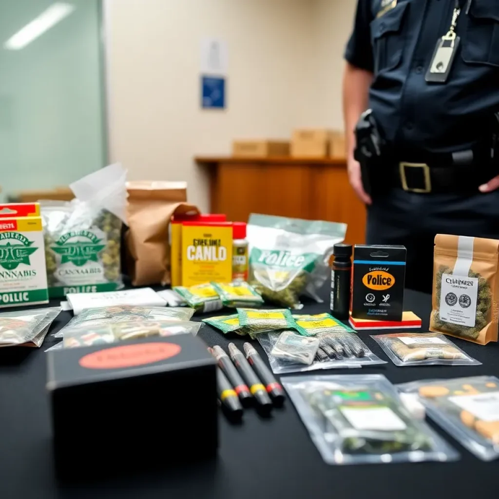Confiscated illegal drugs from Westminster drug bust