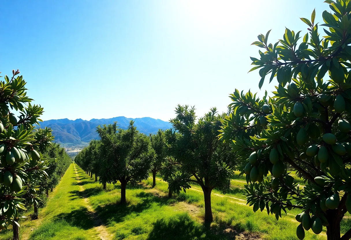 Resilient avocado orchard in California after wildfires