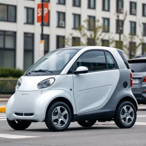 BYD Dolphin Surf electric vehicle parked in an urban setting