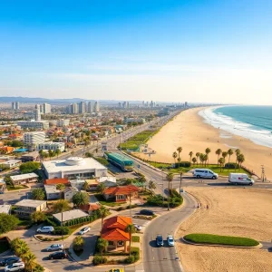 Scenic view of Huntington Beach capturing the essence of the city.