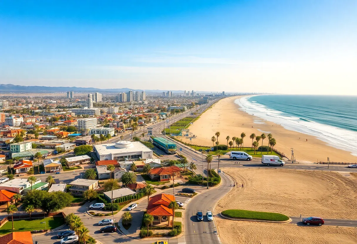 Scenic view of Huntington Beach capturing the essence of the city.