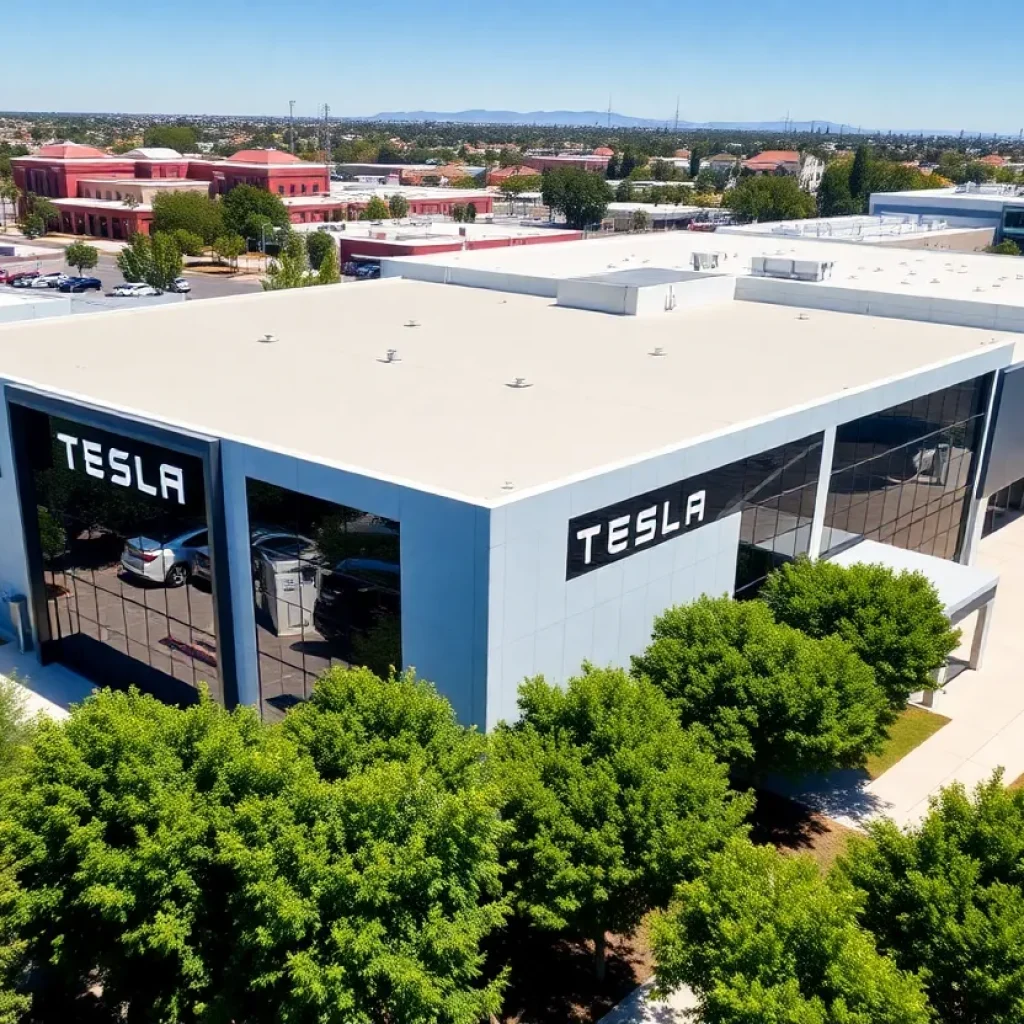 Industrial building in Irvine leased to Tesla