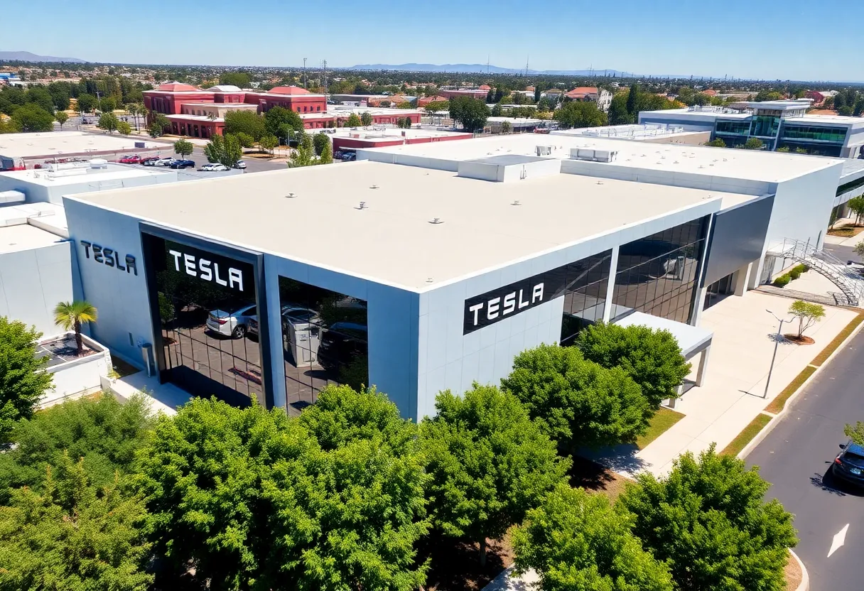 Industrial building in Irvine leased to Tesla