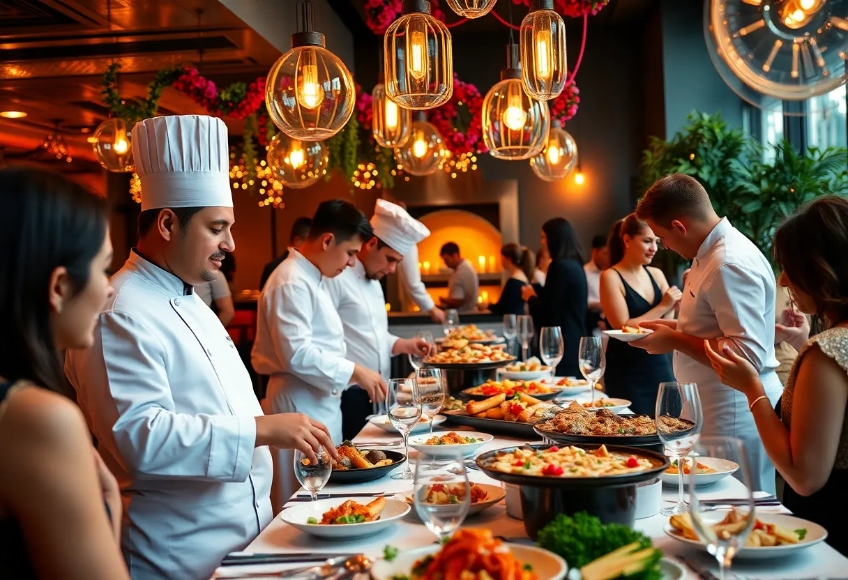 Culinary celebration atmosphere at the James Beard Awards