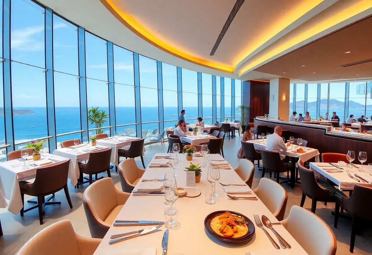 Ocean view from Lōrea Restaurant at Paséa Hotel & Spa