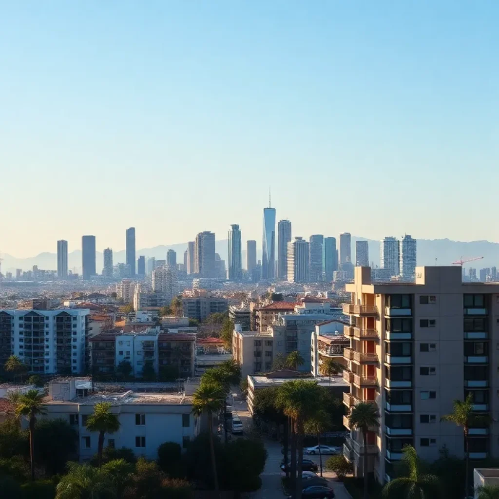 Scenic view of condos in Orange County