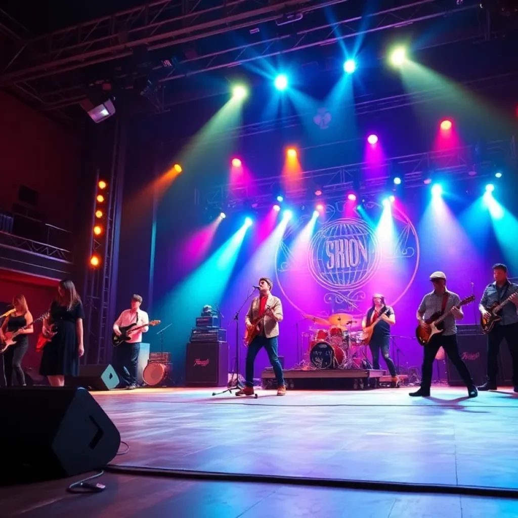 Dynamic performance from Rock of Ages musical at Axis Theater