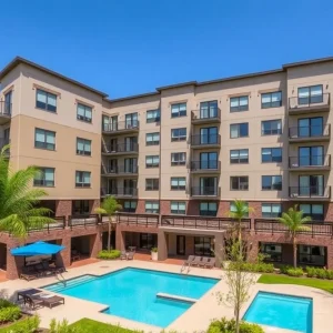 Construction of the Slater Ave Apartments in Fountain Valley