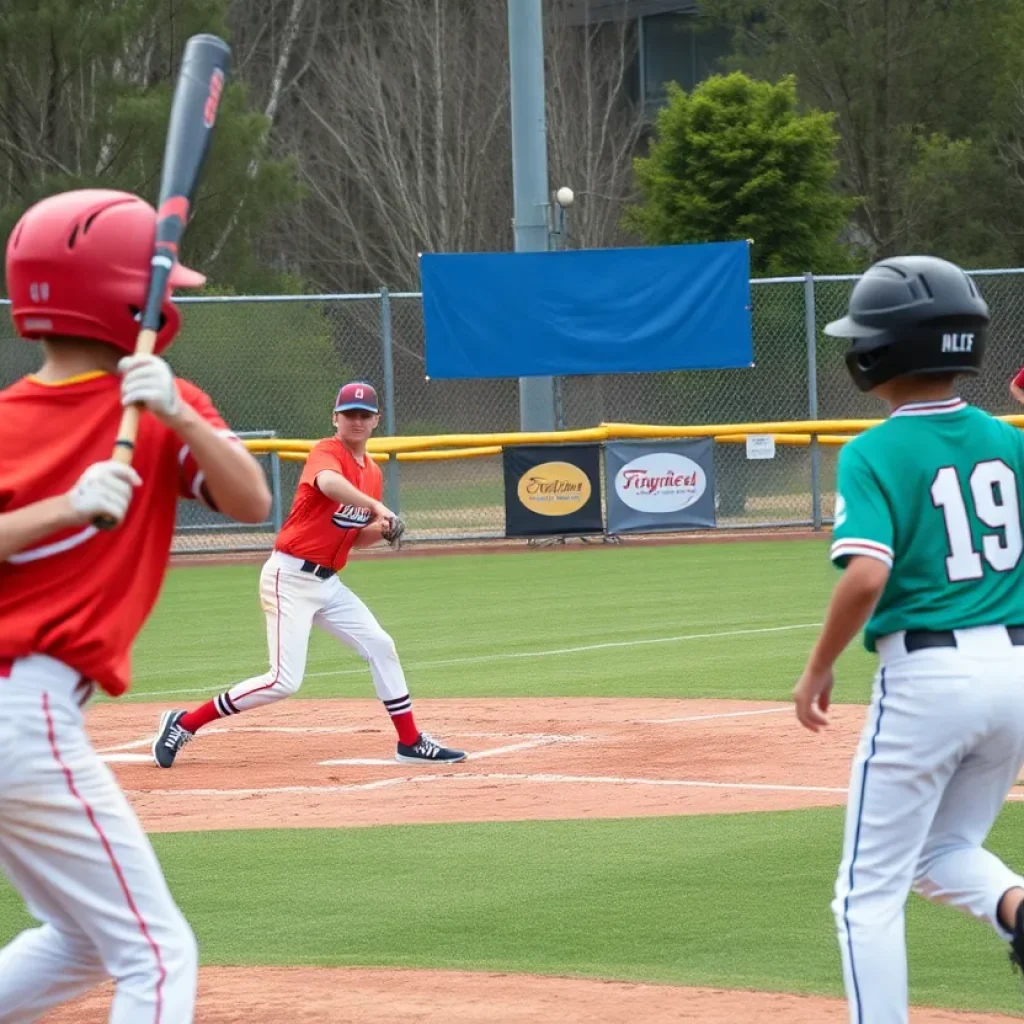 Young athletes competing at the Prep Baseball Report Future Games