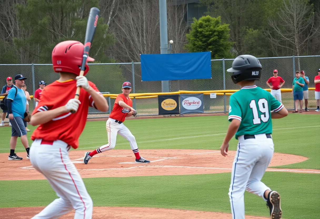 Young athletes competing at the Prep Baseball Report Future Games