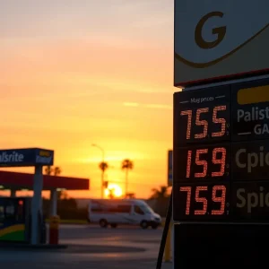 Gas station prices increasing in California