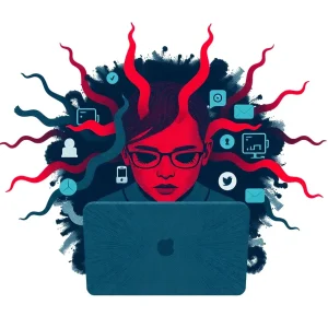 A symbolic representation highlighting the importance of child safety in digital interactions.