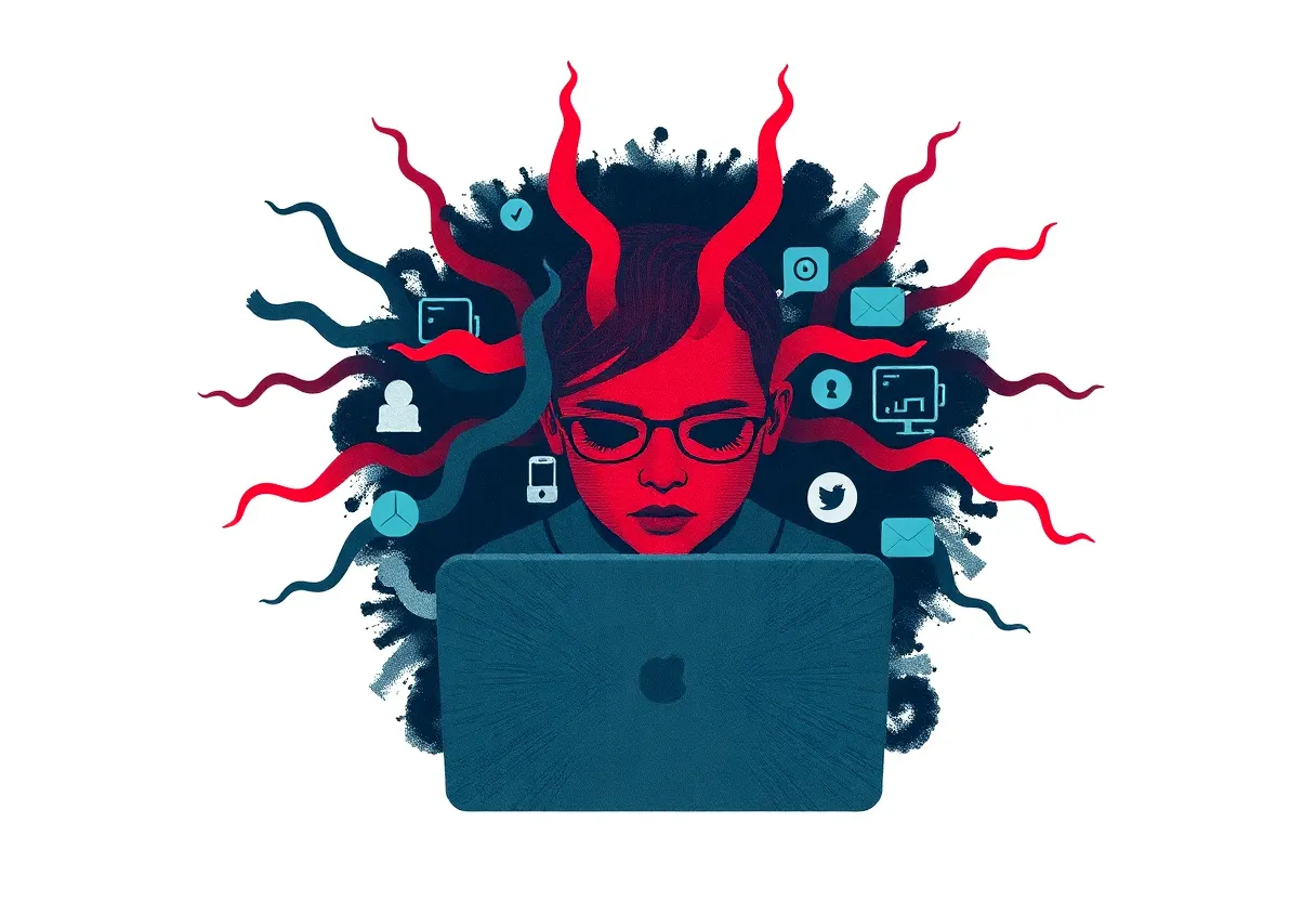 A symbolic representation highlighting the importance of child safety in digital interactions.