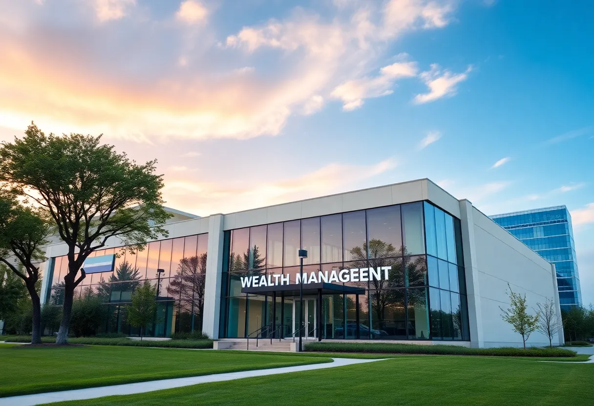 Modern office representing wealth management expansion