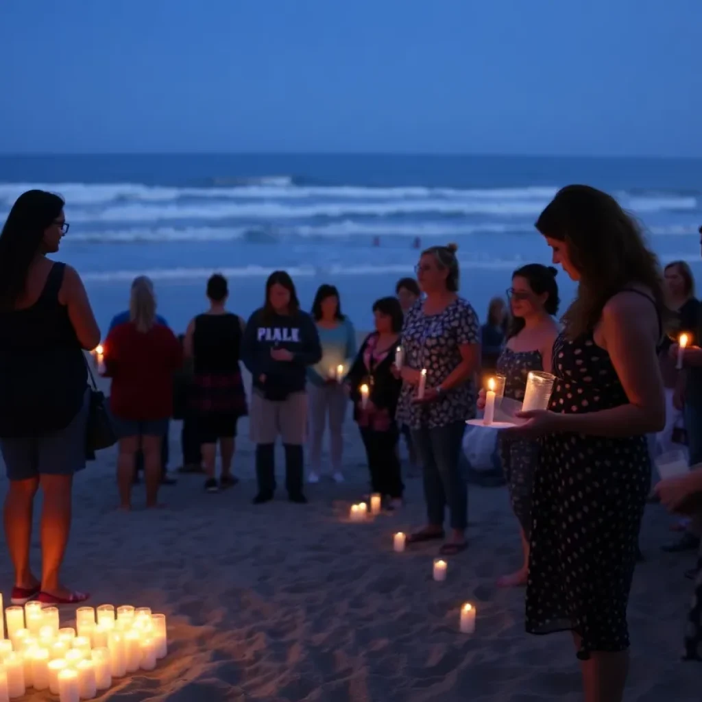 Community gathering to remember a woman killed by a DUI driver in Huntington Beach.