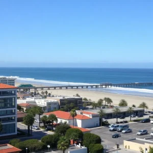 Exterior view of the financial management office in Huntington Beach