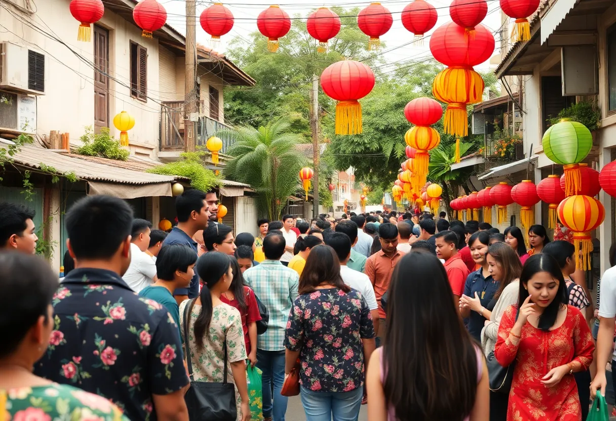 Community celebration in Little Saigon reflecting Vietnamese culture