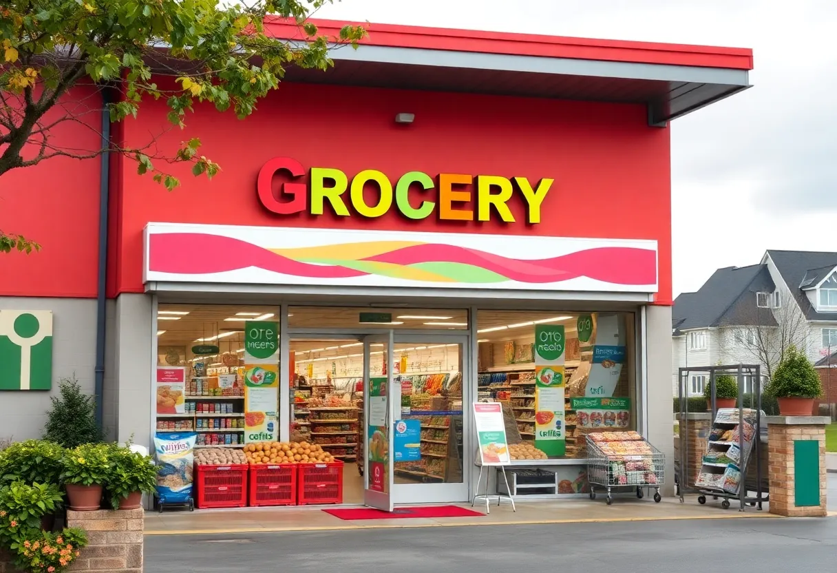 Exterior view of a Trader Joe's grocery store in a suburban area.