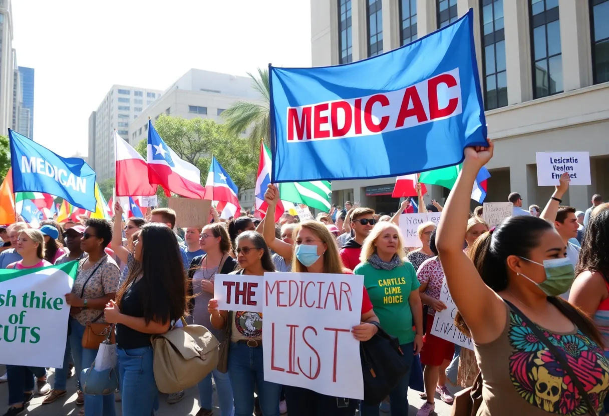 Community members rally against Medicaid cuts in Orange County