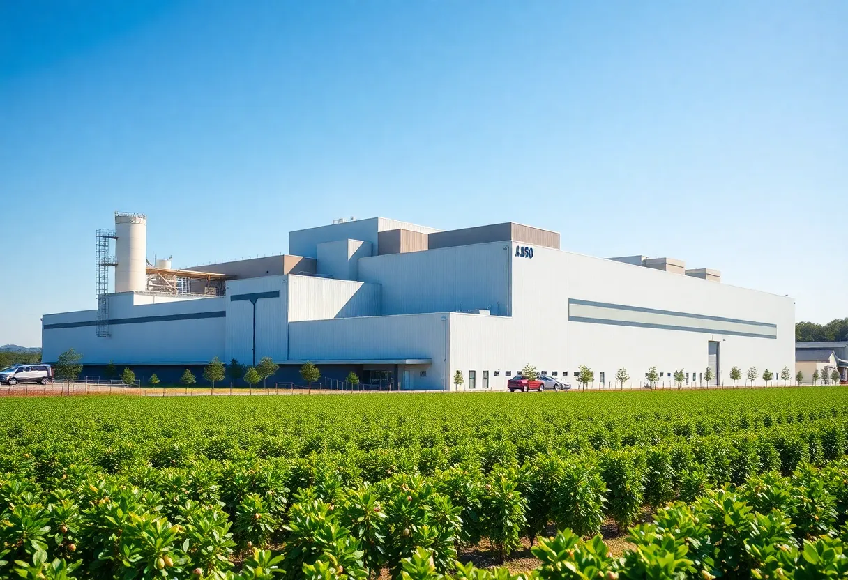 New processing facility for Setton Pistachio in Zamora, California
