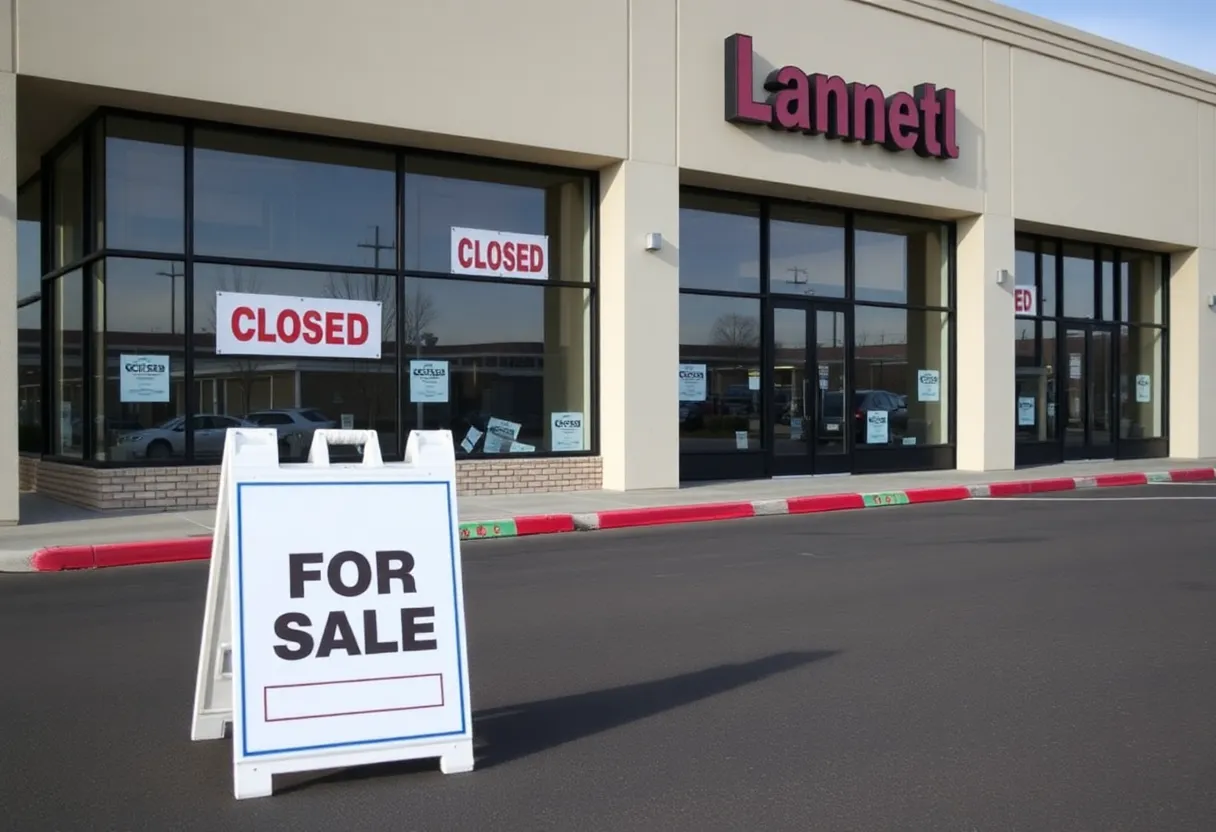 A closed Bed Bath & Beyond store in California