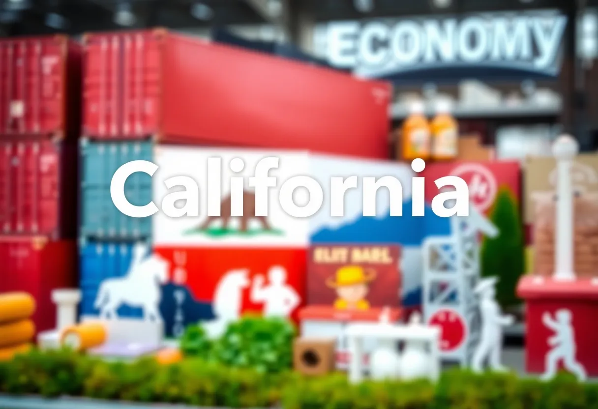 Illustrative image of California's economy affected by tariffs