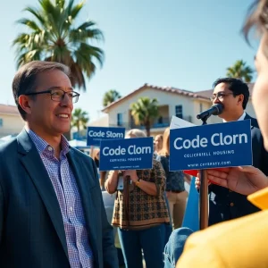 California political campaign on finances and housing