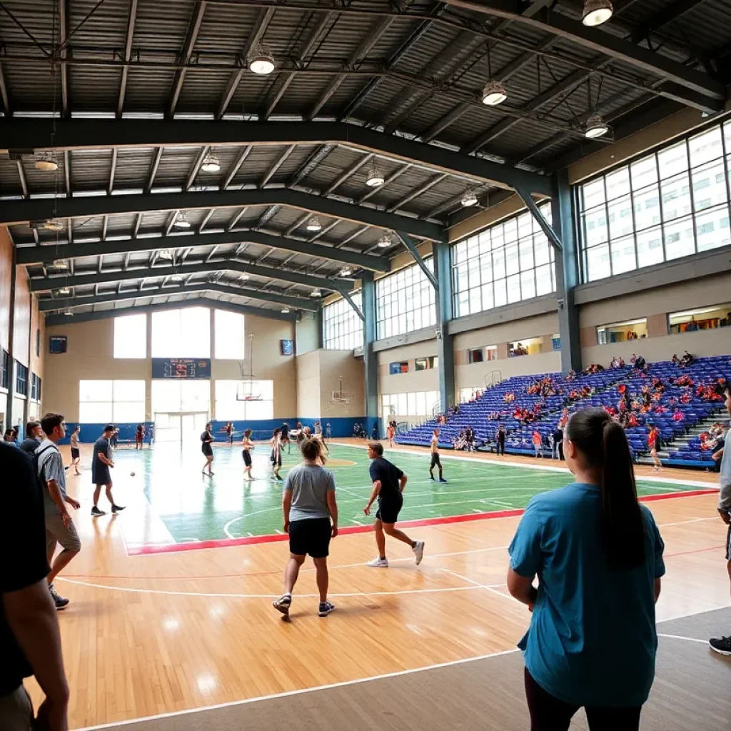 Newly opened Freed Center athletic facility at Vanguard University