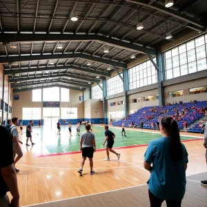 Newly opened Freed Center athletic facility at Vanguard University