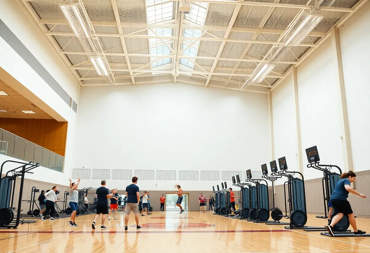 Newly opened Freed Center athletic facility at Vanguard University