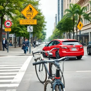 Scene depicting pressure on road safety following an incident in Fullerton.