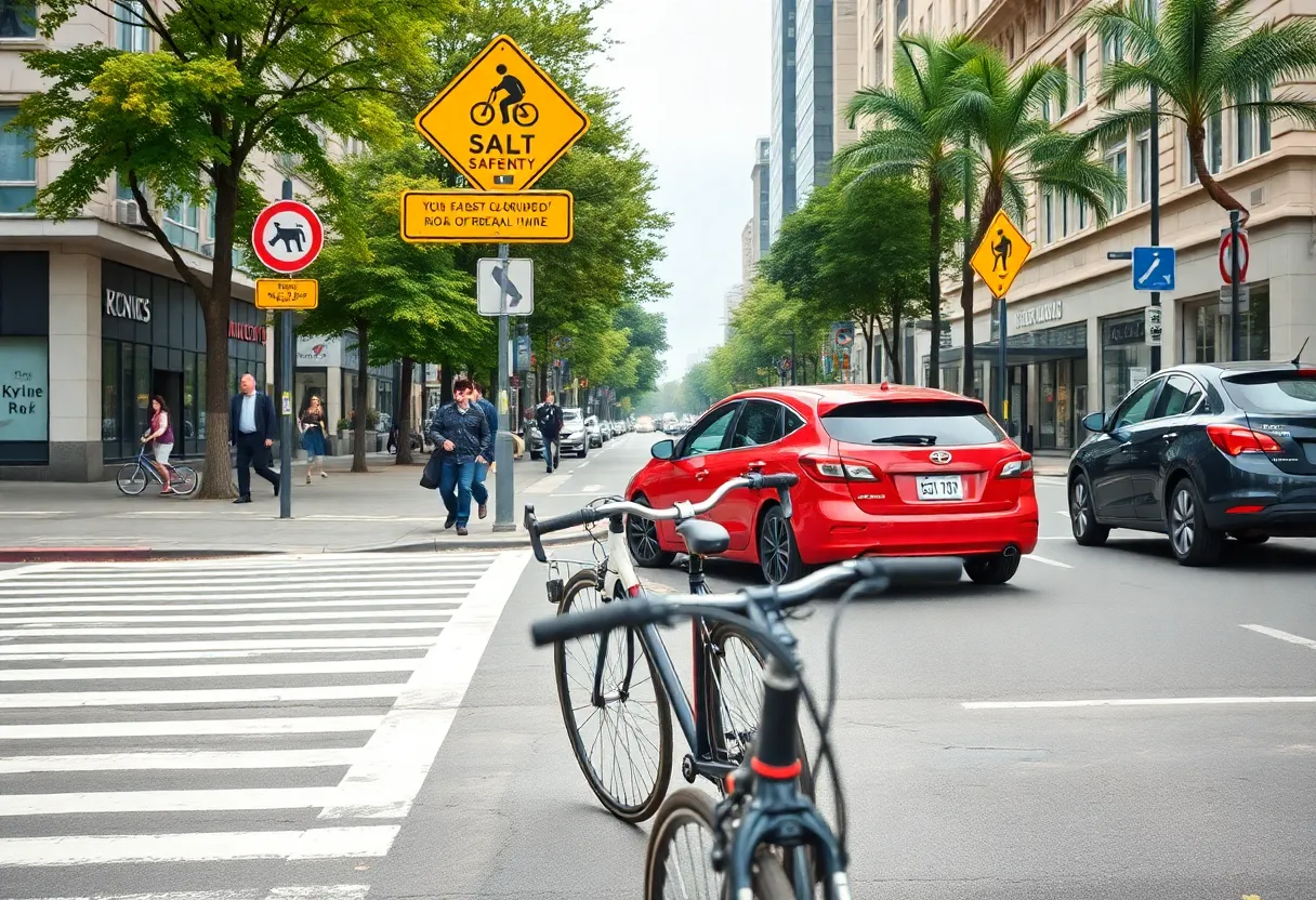 Scene depicting pressure on road safety following an incident in Fullerton.
