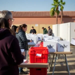 Preparation activities for emergency election in Orange County