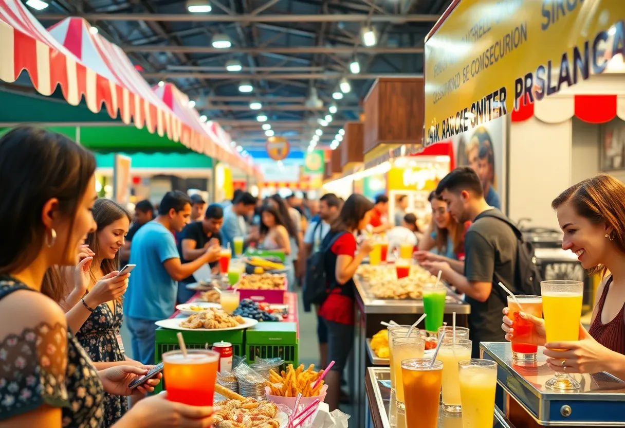 Guests enjoying the Food and Beverage Fest in Orange County